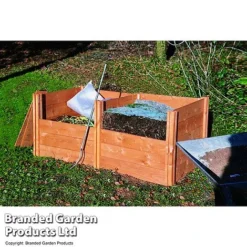 Modular Wooden Compost Bin 15 Modular Wooden Compost Bin -Fresh Sprout COMP WOODCMBIN U32469