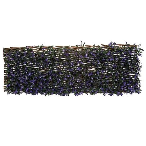 Expandable Artificial Hedge Trellis - Purple Lavender 5 Expandable Artificial Hedge Trellis - Purple Lavender - Image 5