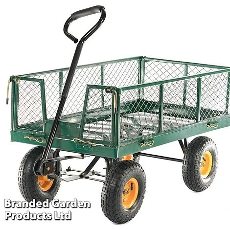 Cobra Hand Cart 10" Pneumatic Tyres Steel Mesh Body 300kg 1 Cobra Hand Cart 10" Pneumatic Tyres Steel Mesh Body 300kg
