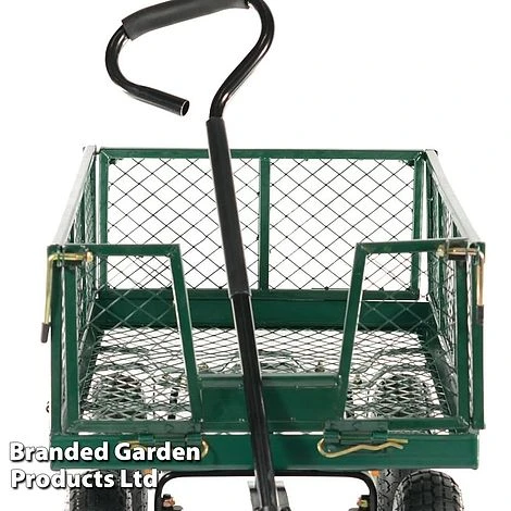 Cobra Hand Cart 10" Pneumatic Tyres Steel Mesh Body 300kg 2 Cobra Hand Cart 10" Pneumatic Tyres Steel Mesh Body 300kg - Image 2