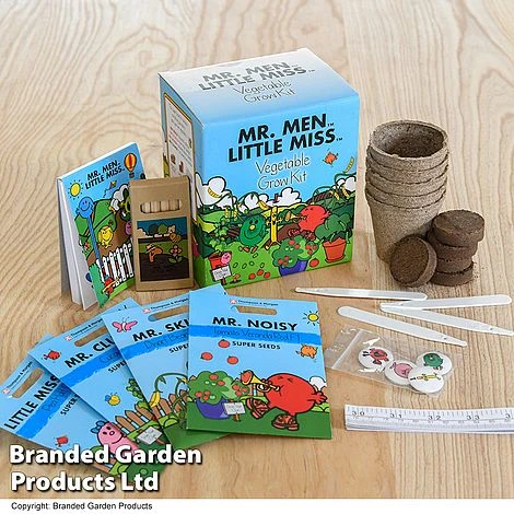 Mr Men Seed Grow Vegetable Kit 1 Mr Men Seed Grow Vegetable Kit