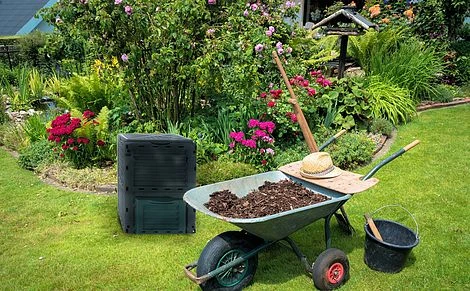 Idooka Compost Bin Garden Compost Accelerator - Outdoor Bin With Lid For House Plant Compost And Bark For Garden Soil For Vegetables 2 Idooka Compost Bin Garden Compost Accelerator - Outdoor Bin With Lid For House Plant Compost And Bark For Garden Soil For Vegetables - Image 2