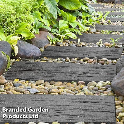 Eco-Friendly Grey Stepping Stone Rail Road Sleepers 2 Eco-Friendly Grey Stepping Stone Rail Road Sleepers - Image 2