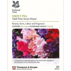 Seed Collection Tin + 10 Packets Of National Trust Seeds -Fresh Sprout sweet prize P1